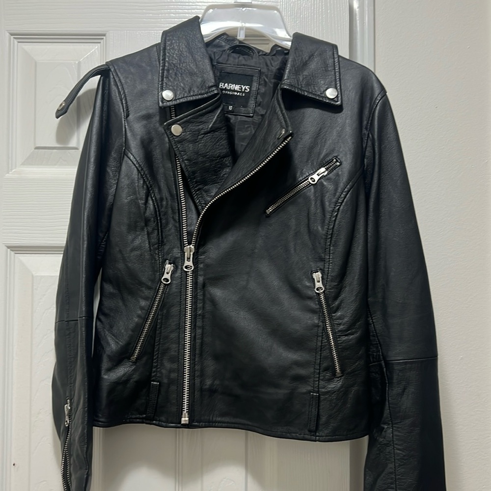 Vegan leather jacket